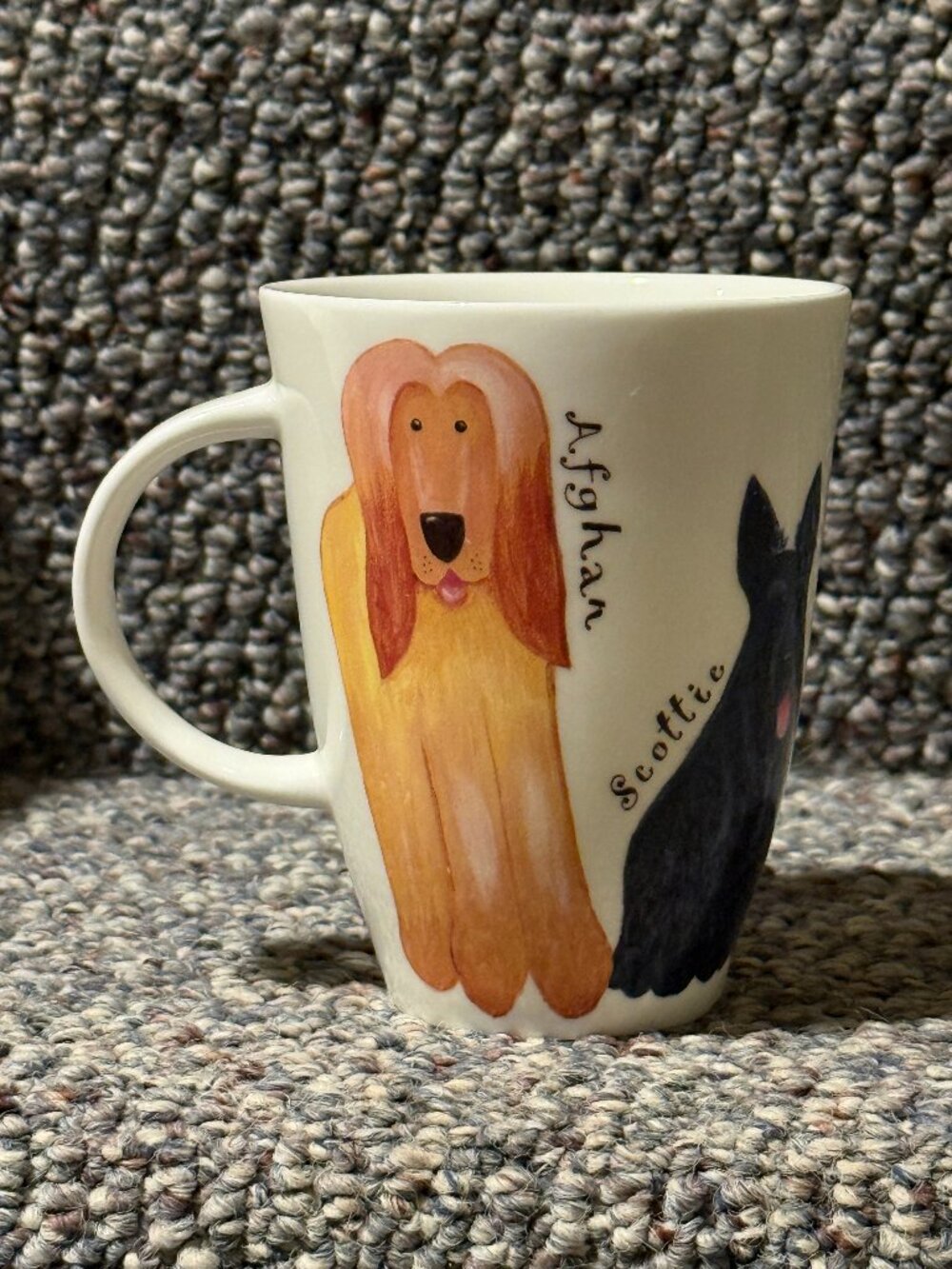 Vintage Walkies Dog Mug By Roy Kirkham 2001 Like New